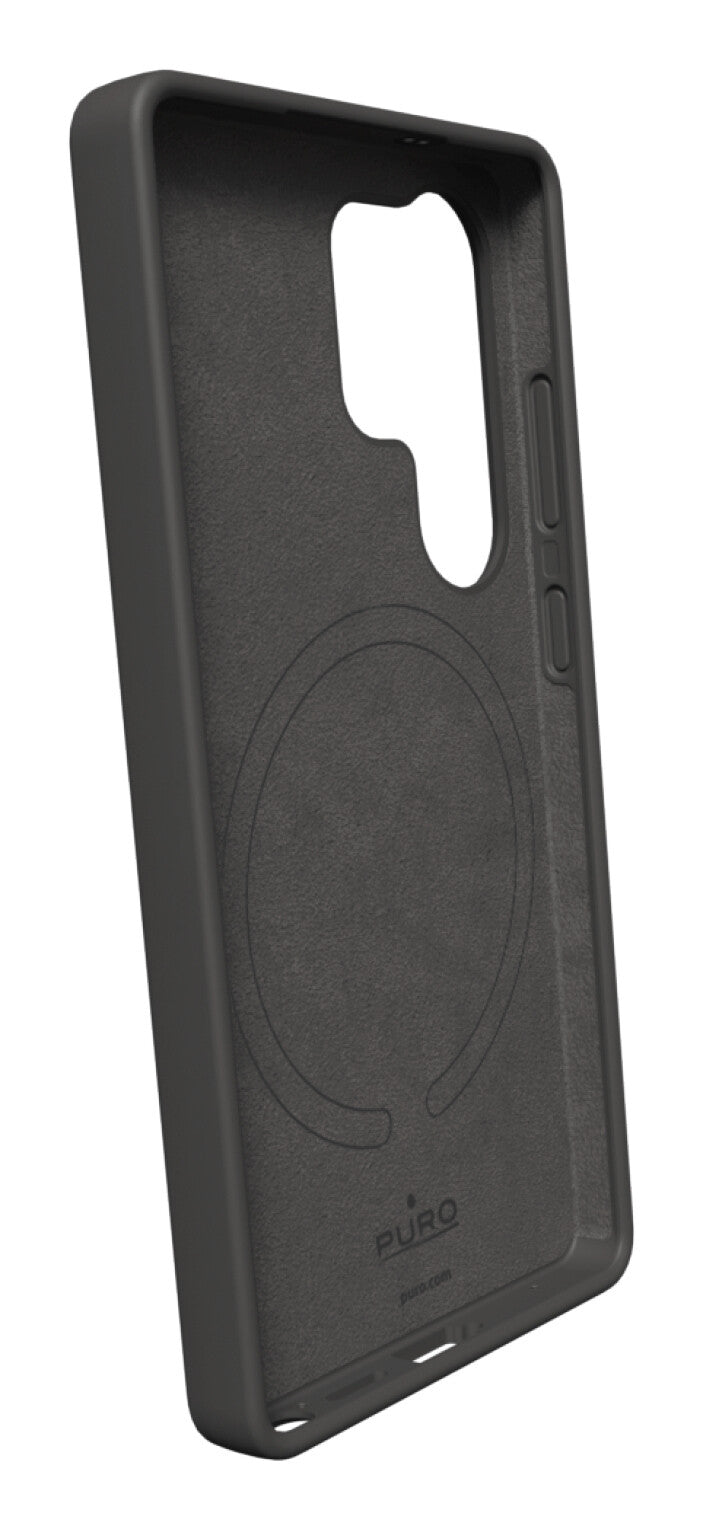 PURO PUSGS25UICONMAGBLK mobiltelefonfodral 17,5 cm (6.9") Omslag Svart