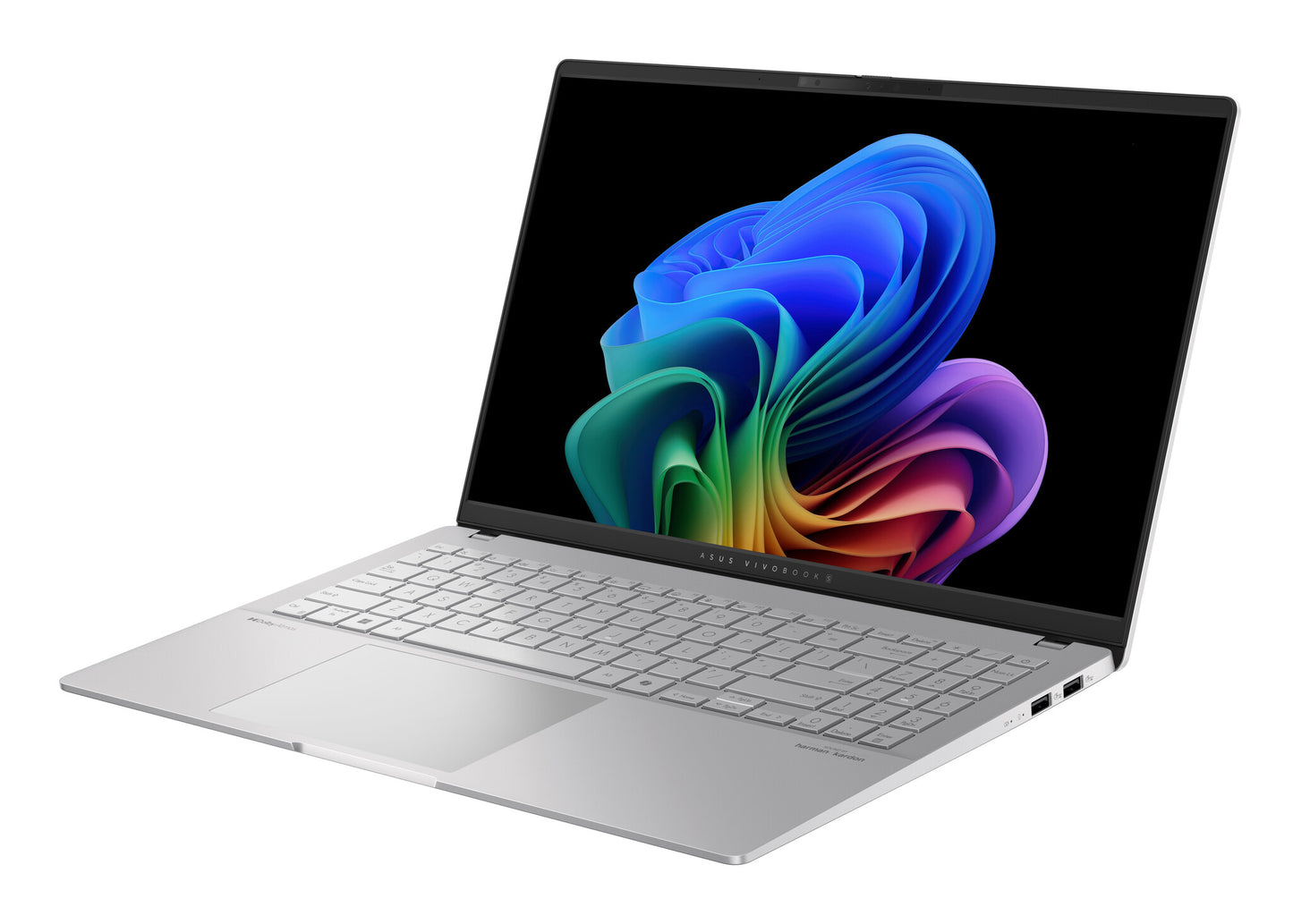 ASUS Vivobook S 15 OLED S5507QA-MA001W Qualcomm Snapdragon X1E-78-100 Bärbar dator 39,6 cm (15.6") 3K 32 GB LPDDR5x-SDRAM 1 TB SSD Wi-Fi 7 (802.11be) Windows 11 Home Silver