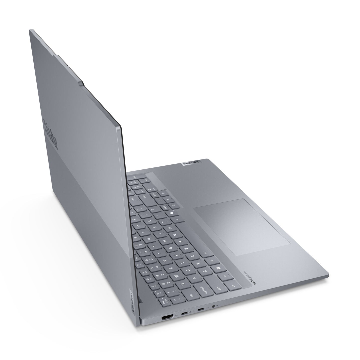 Lenovo ThinkBook 16 G7 QOY Copilot+ PC Qualcomm Snapdragon X1P-42-100 Bärbar dator 40,6 cm (16") WUXGA 32 GB LPDDR5x-SDRAM 1 TB SSD Wi-Fi 7 (802.11be) Windows 11 Pro Engelsk Grå