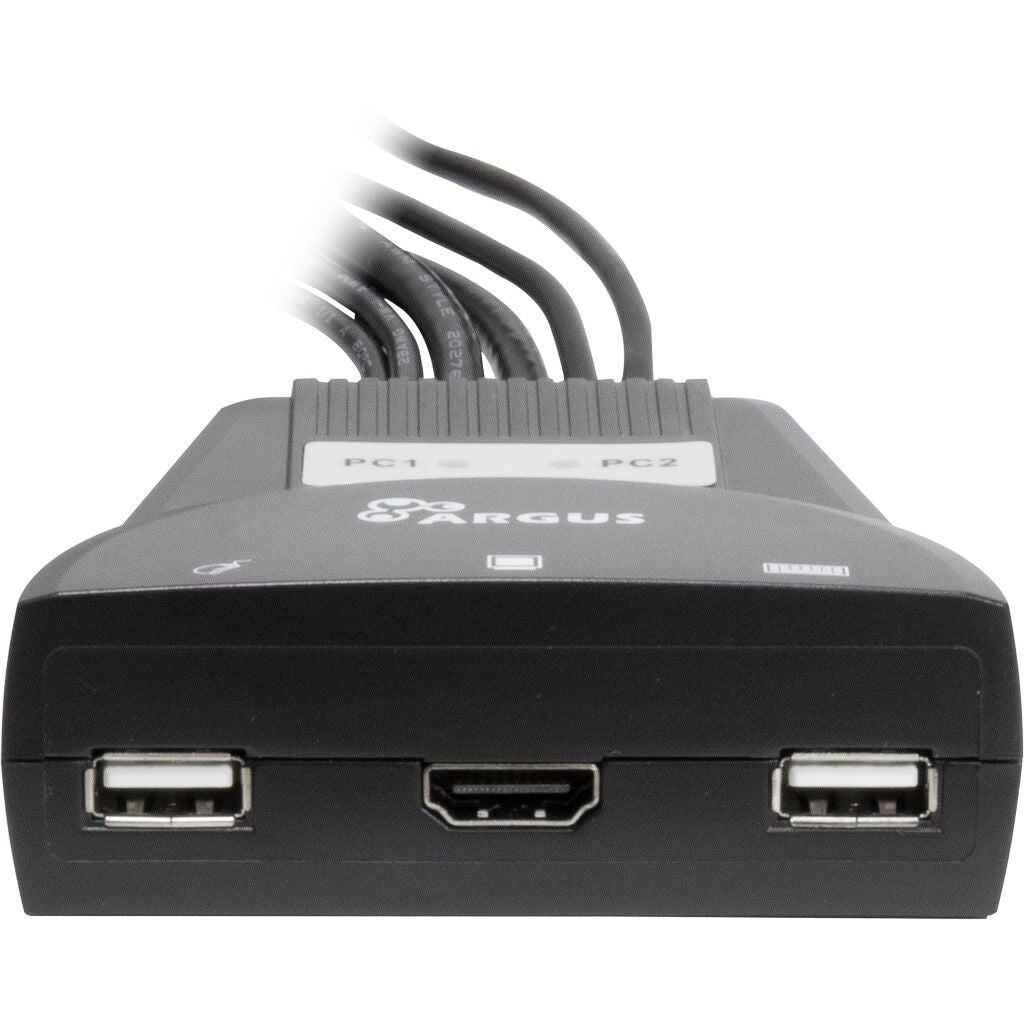 Inter-Tech 88887340 KVM-switchar Svart