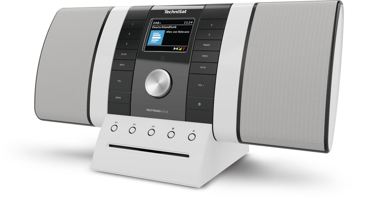 TechniSat MULTYRADIO 4.0 Internet Analog och digital Svart, Vit