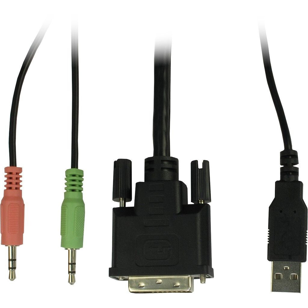 Inter-Tech AS-9108DA KVM-switchar Rackmontering Svart