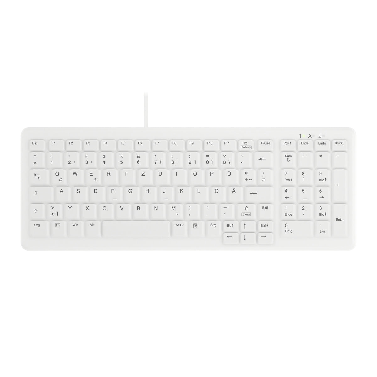 Contour Design Active Key AK-C7000 tangentbord Medical USB QWERTZ tyska Vit