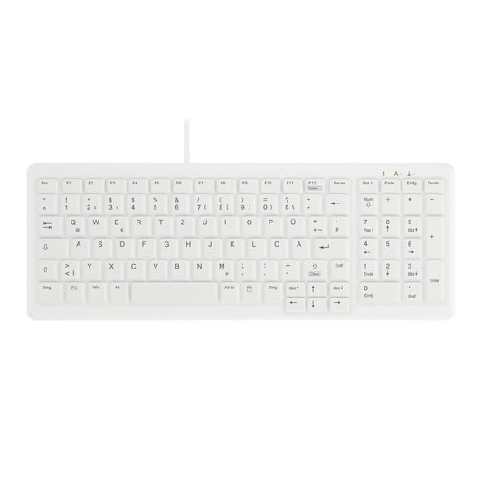 Contour Design Active Key AK-C7000 tangentbord Medical USB QWERTZ tyska Vit