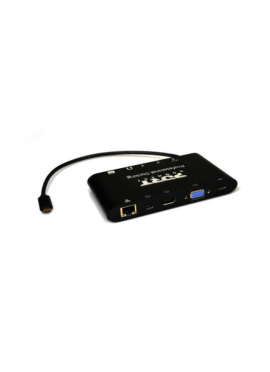 Port Designs 901906 dockningsstationer för bärbara datorer USB 3.2 Gen 1 (3.1 Gen 1) Type-C Svart