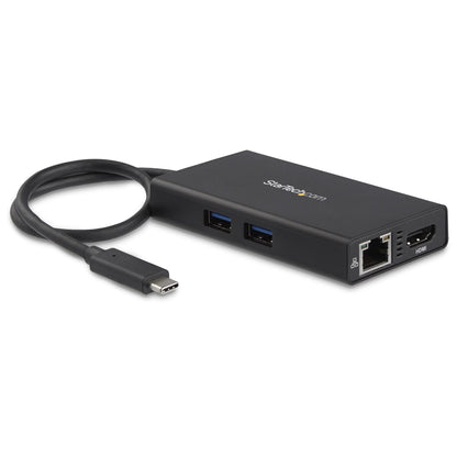 StarTech.com USB-C-multiportadapter med 4K HDMI - 2 USB-A-portar - 60 W PD - Svart