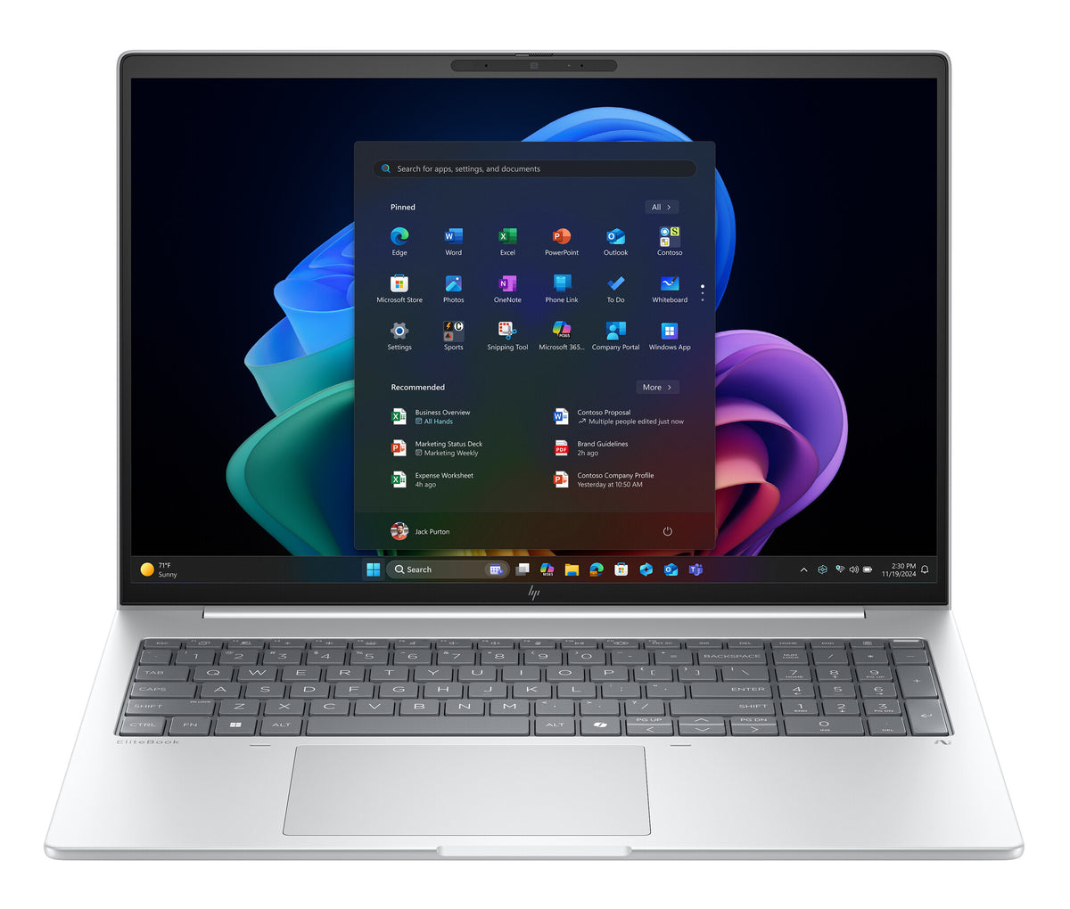 HP EliteBook 8 EB8G1a16AI RAI5340 16 16GB/512 PC NX Copilot+ PC AMD Ryzen AI 5 340 Bärbar dator 40,6 cm (16") WUXGA DDR5-SDRAM 512 GB SSD Wi-Fi 7 (802.11be) Windows 11 Pro Silver