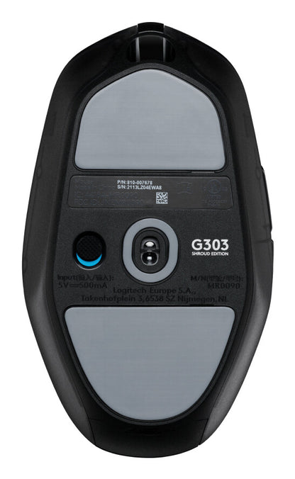 Logitech G 910-006106 datormöss Spela högerhand Trådlös RF + Bluetooth Optisk 25600 DPI