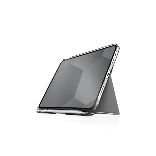 STM STM-222-383KX-02 iPad-fodral 27,7 cm (10.9") Folio Grå, Transparent