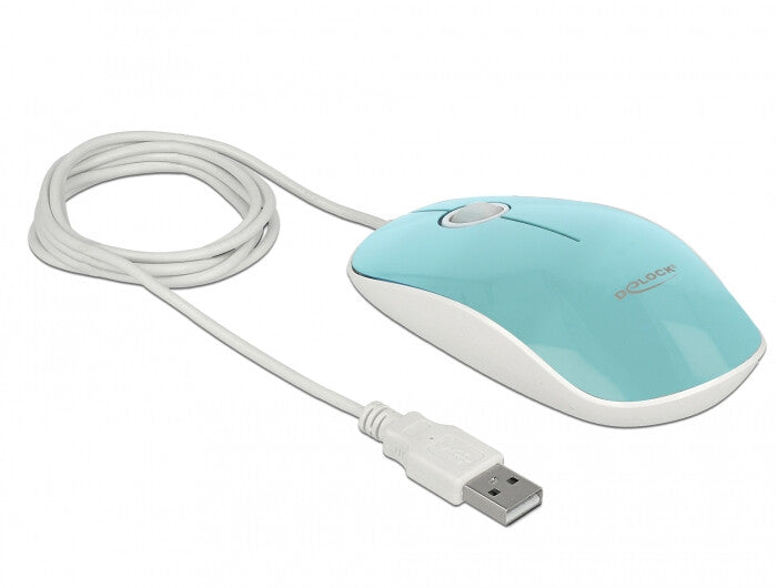 DeLOCK 12538 datormöss Kontor Ambidextrous USB Type-A Optisk 1200 DPI