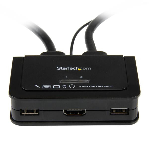 StarTech.com SV211HDUA KVM-switchar Svart