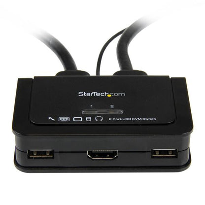 StarTech.com SV211HDUA KVM-switchar Svart