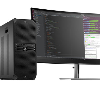 HP Z6 G5 A AMD Ryzen Threadripper PRO 7955WX 64 GB DDR5-SDRAM 1 TB SSD Windows 11 Pro Tower Arbetsstation AI Workstation Svart