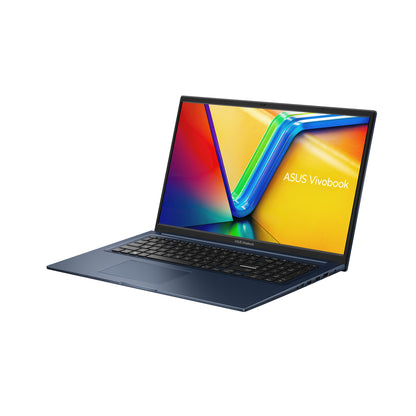 ASUS Vivobook 17 X1704VA-AU381W Intel® Core™ i7 i7-1355U Bärbar dator 43,9 cm (17.3") Full HD 16 GB DDR4-SDRAM 1 TB SSD Wi-Fi 6 (802.11ax) Windows 11 Home tyska Blå