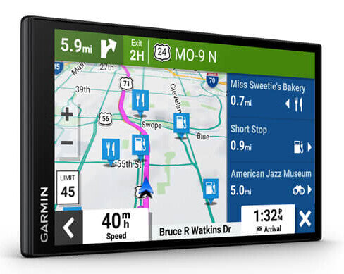 Garmin DriveSmart 76 navigatorer Fast 17,8 cm (7") TFT Pekskärm 239,6 g Svart