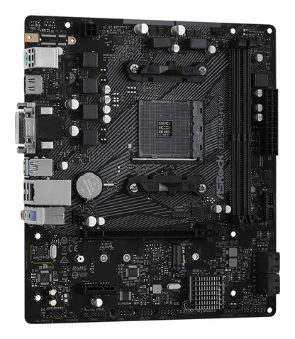 Asrock B550M-HDV AMD B550 Uttag AM4 micro ATX