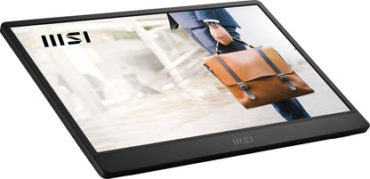 MSI PRO MP161 E2U bärbar tv-apparat och monitor Bärbara monitor Svart 39,6 cm (15.6") LED 1920 x 1080 pixlar