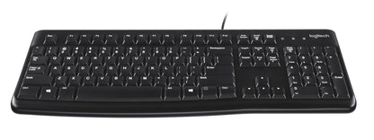 Logitech Keyboard K120 for Business tangentbord Kontor USB QWERTY Amerikanskt internationellt Svart