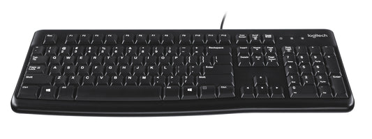 Logitech Keyboard K120 for Business tangentbord Kontor USB QWERTY Amerikanskt internationellt Svart