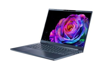 Acer Swift Go 14 AI SFG14-75-97W4 Copilot+ PC Intel Core Ultra 9 288V Bärbar dator 35,6 cm (14") WUXGA 32 GB LPDDR5x-SDRAM 1 TB SSD Wi-Fi 7 (802.11be) Windows 11 Home tyska Blå