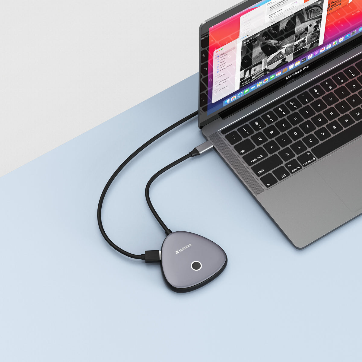 Verbatim 32147 trådlös bildskärmsadapter USB Skrivbord