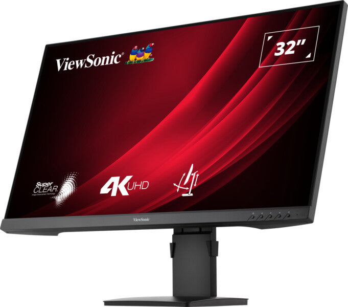 Viewsonic VG3208-4K platta pc-skärmar 81,3 cm (32") 3840 x 2160 pixlar 4K Ultra HD LED Svart