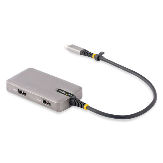 StarTech.com USB-C-multiportsadapter, 4K 60 Hz HDMI w/HDR, USB-hubb med 3 portar, 100 W pass-through-strömförsörjning, USB Type C-minidockningsstation, Windows/macOS/ChromeOS/iPadOS/Android