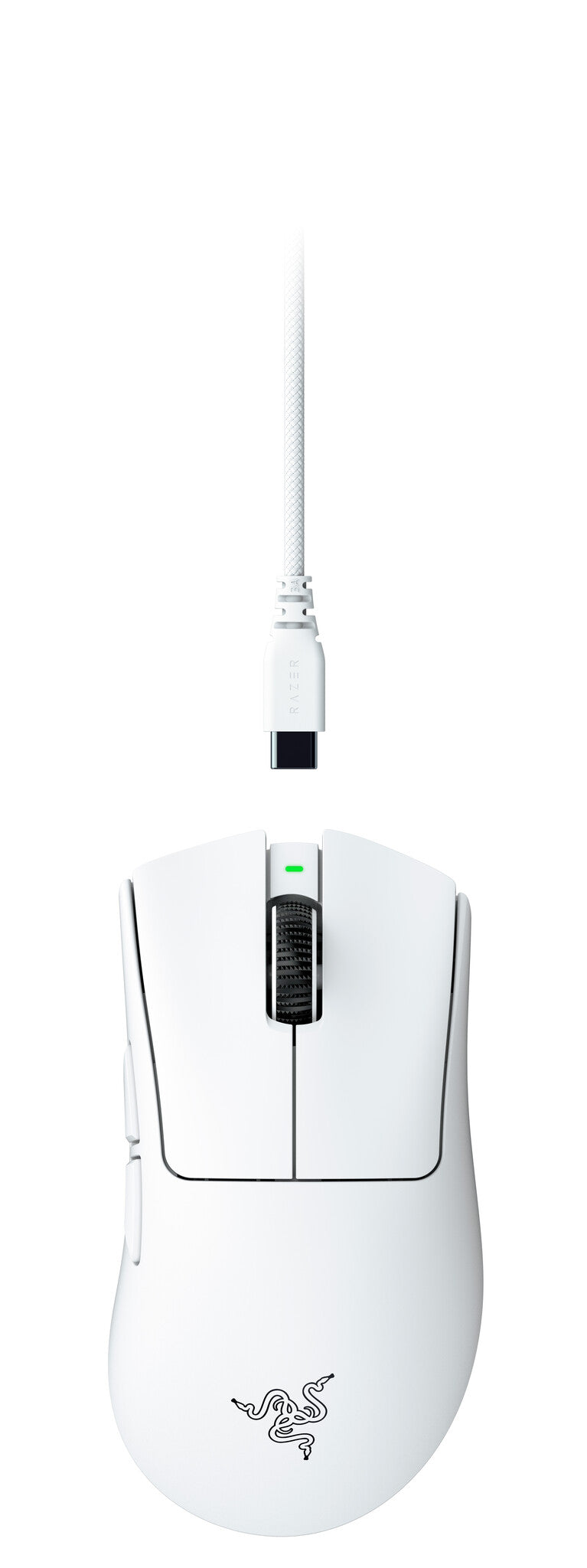 Razer DeathAdder V4 Pro datormöss Spela högerhand RF Wireless + USB Type-A Optisk 45000 DPI