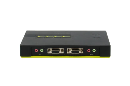 LevelOne KVM-0421 KVM-switchar Svart, Grön