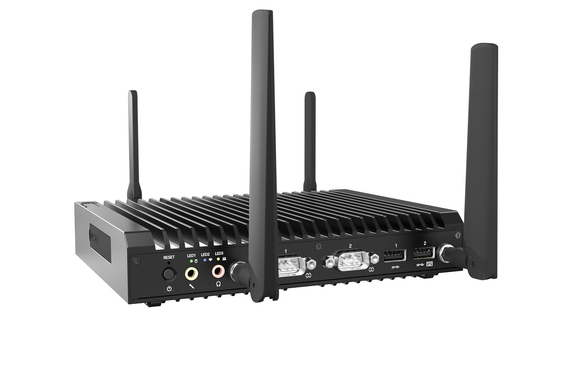 Lenovo ThinkEdge SE10 Intel Atom® x6425RE 8 GB DDR4-SDRAM 256 GB SSD Windows 11 IoT Enterprise Mini PC Mini-PC Svart