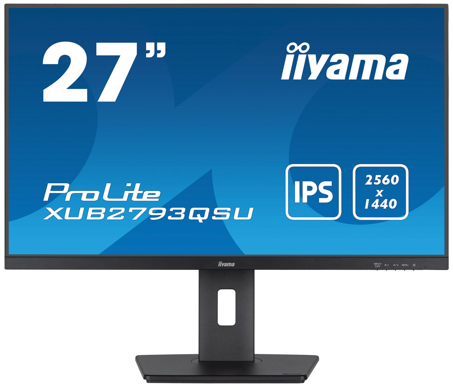 iiyama XUB2793QSU-B7 platta pc-skärmar 68,6 cm (27") 2560 x 1440 pixlar Quad HD LED Svart