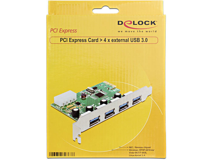 DeLOCK 89363 nätverkskort/adapters Intern USB 3.2 Gen 1 (3.1 Gen 1)