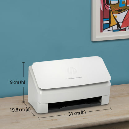HP ScanJet Enterprise Flow 5000 s5 Arkmatad skanner 600 x 600 DPI A4 Vit
