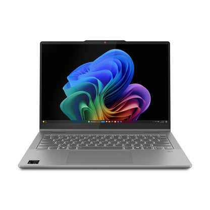 Lenovo IdeaPad 5 2-in-1 14Q8X9 Copilot+ PC Snapdragon X1P-42-100 Hybrid (2-i-1) 35,6 cm (14") Pekskärm WUXGA 16 GB LPDDR5x-SDRAM 1 TB SSD Wi-Fi 7 (802.11be) Windows 11 Home tyska Grå