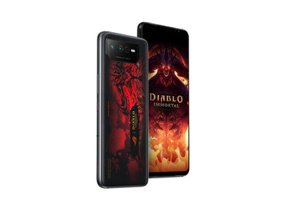ASUS ROG Phone 6 Diablo Immortal Edition 17,2 cm (6.78") Dubbla SIM-kort Android 12 5G USB Type-C 16 GB 512 GB 6000 mAh Svart, Röd