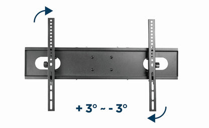 Gembird WM-70ST-01 tv-fäste 177,8 cm (70") Svart