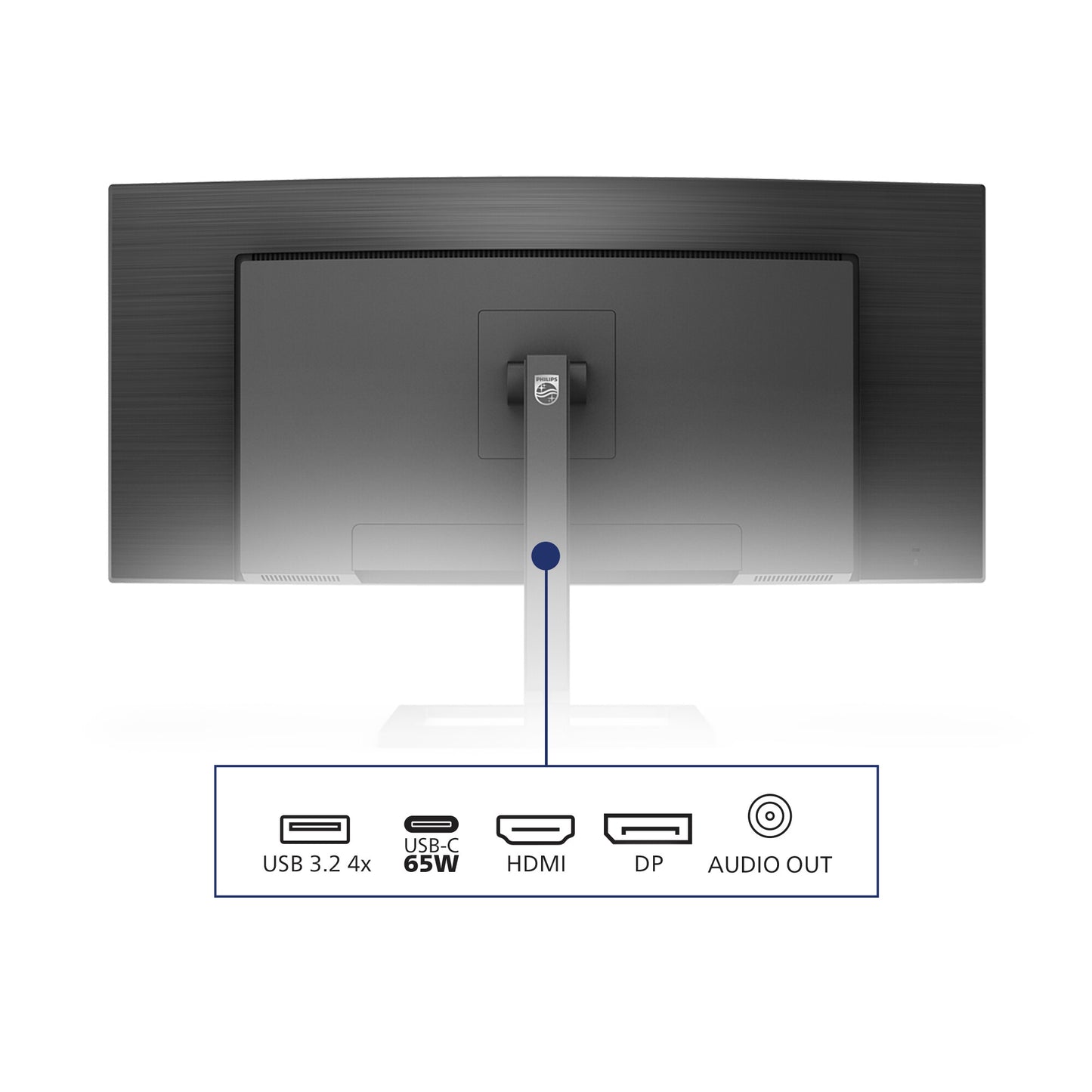 Philips E Line 346E2CUAE/23 LED display 86,4 cm (34") 3440 x 1440 pixlar Wide Quad HD LCD Svart