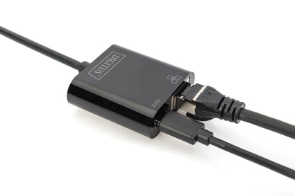 Digitus DN-3027 dockningsstationer för bärbara datorer Svart