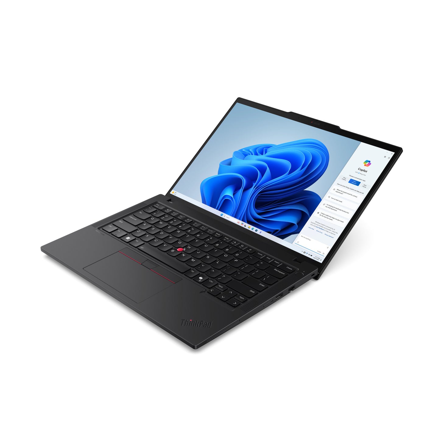 Lenovo ThinkPad T14 Gen 5 (Intel) Intel Core Ultra 7 155U Bärbar dator 35,6 cm (14") WUXGA 32 GB DDR5-SDRAM 1 TB SSD Wi-Fi 6E (802.11ax) Windows 11 Pro Engelsk Svart