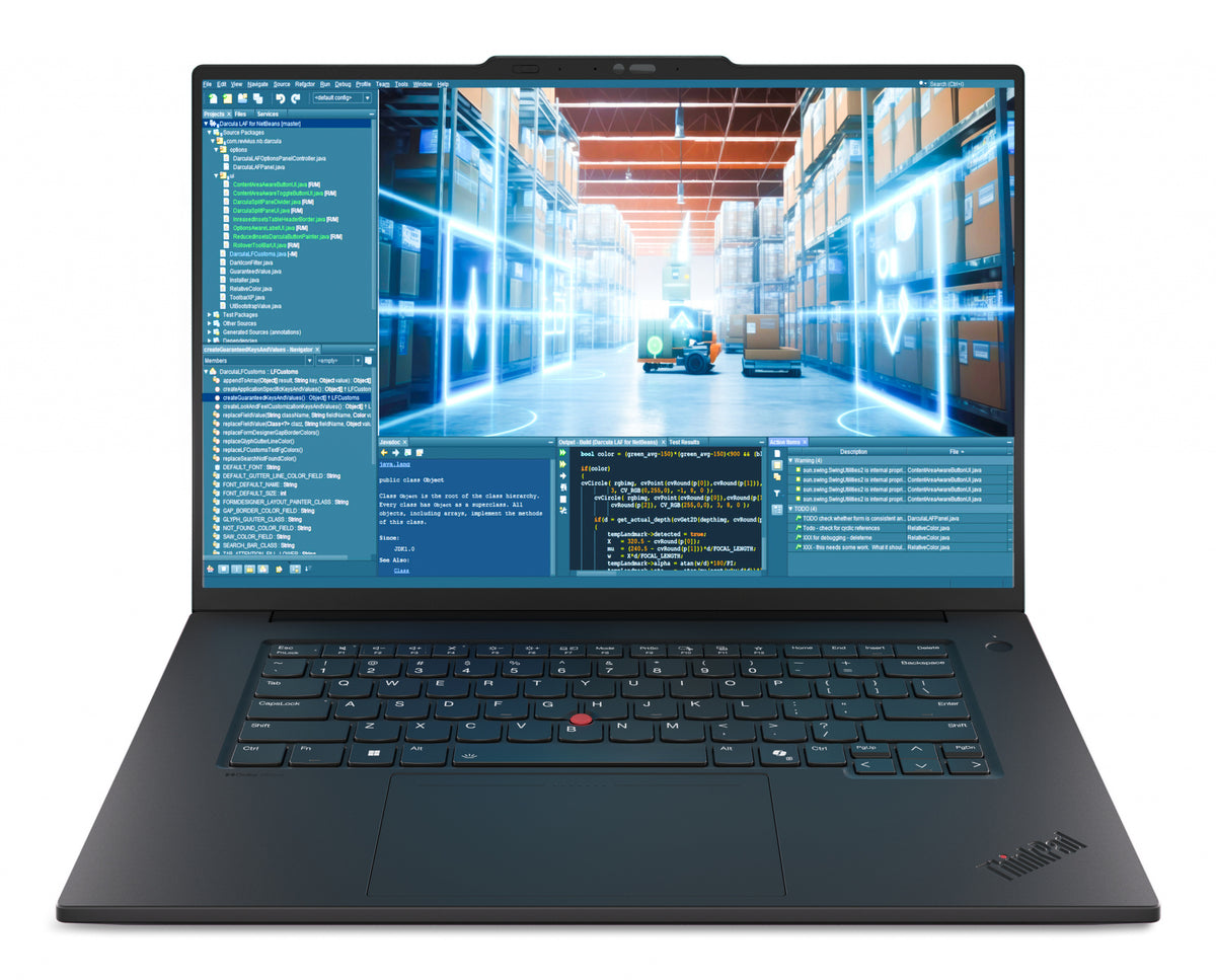 Lenovo ThinkPad P1 Gen 8 Intel Core Ultra 7 255H Mobil arbetsstation 40,6 cm (16") WUXGA 64 GB LPDDR5x-SDRAM 1 TB SSD NVIDIA RTX PRO 2000 Blackwell Wi-Fi 7 (802.11be) Windows 11 Pro Nordic Svart