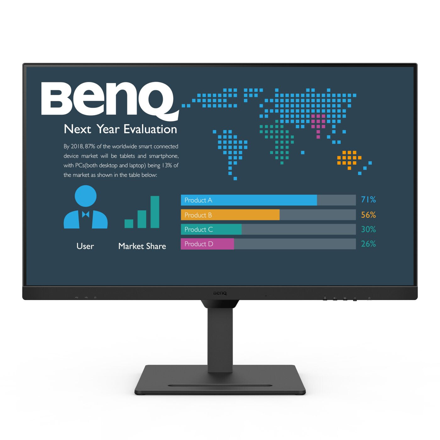 BenQ BL3290QT platta pc-skärmar 80 cm (31.5") 2560 x 1440 pixlar Quad HD LED Svart