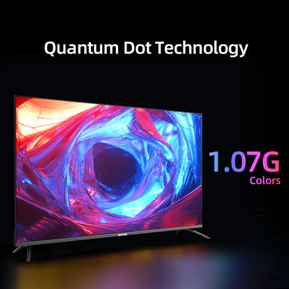CHiQ U50QM8V TV-apparat 127 cm (50") 4K Ultra HD Smart-TV Wi-Fi Grå, Silver 350 cd/m²