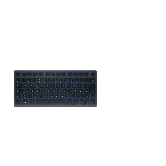 CHERRY KW 7100 MINI BT tangentbord Universal Bluetooth QWERTZ tyska Blå