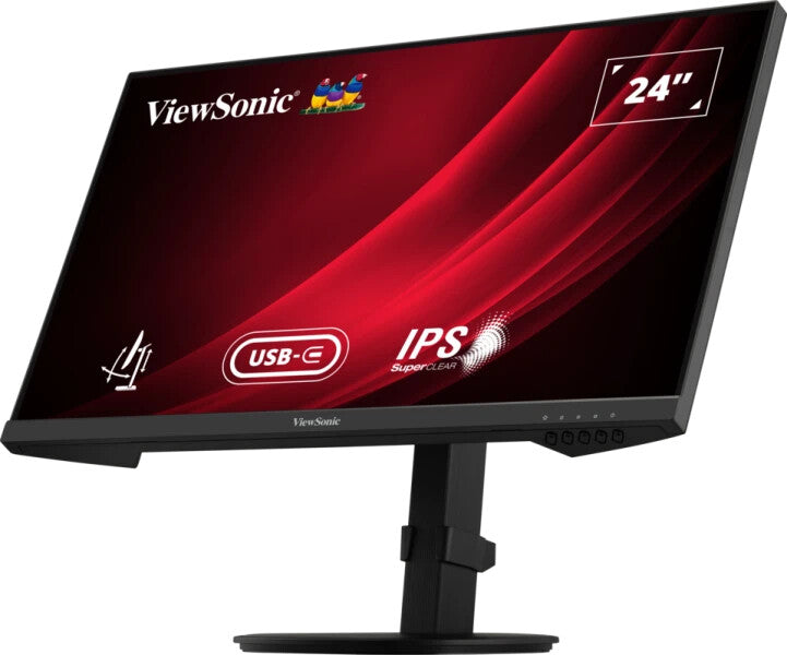 Viewsonic VG Series VG2409-MHDU-2 platta pc-skärmar 60,5 cm (23.8") 1920 x 1080 pixlar Full HD LED Svart