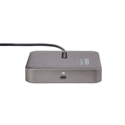 StarTech.com USB C-dockningsstation, dubbel 4K 60 Hz HDMI kompatibel med Macbook Pro (M1/M2/M3/M4) och Windows, USB-A/USB-C 10 Gbps hubb, 100 W strömförsörjning, GbE, SD, 56 cm kabel