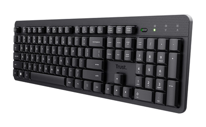 Trust Ody II tangentbord Kontor RF Trådlös QWERTY Nordic Svart