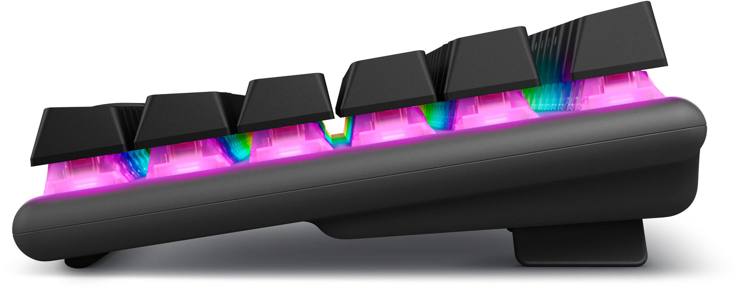 Alienware Pro Wireless Gaming Keyboard tangentbord Spela USB + RF Wireless + Bluetooth Svart