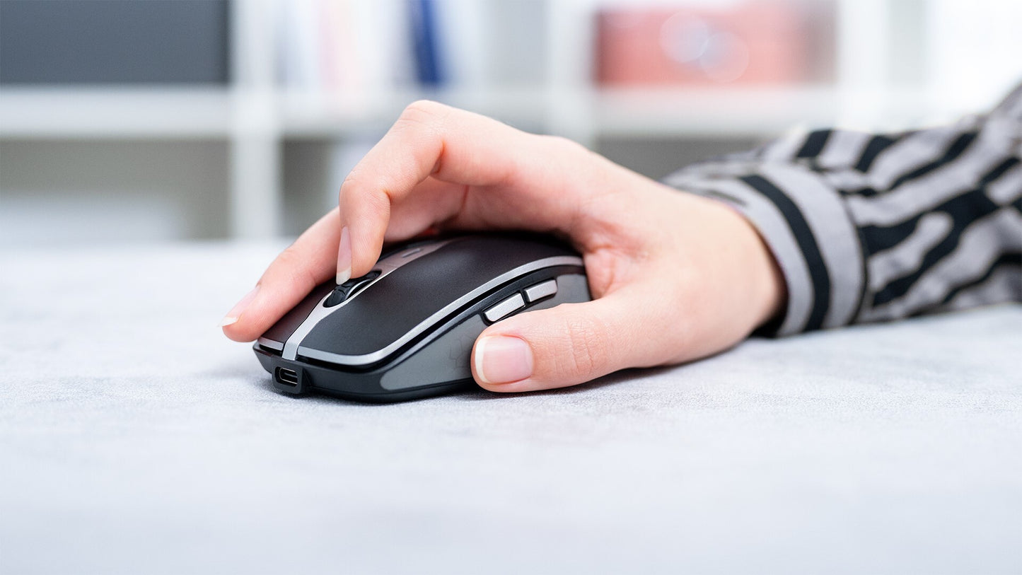 CHERRY MW 9100 datormöss Kontor Ambidextrous Trådlös RF + Bluetooth 2400 DPI