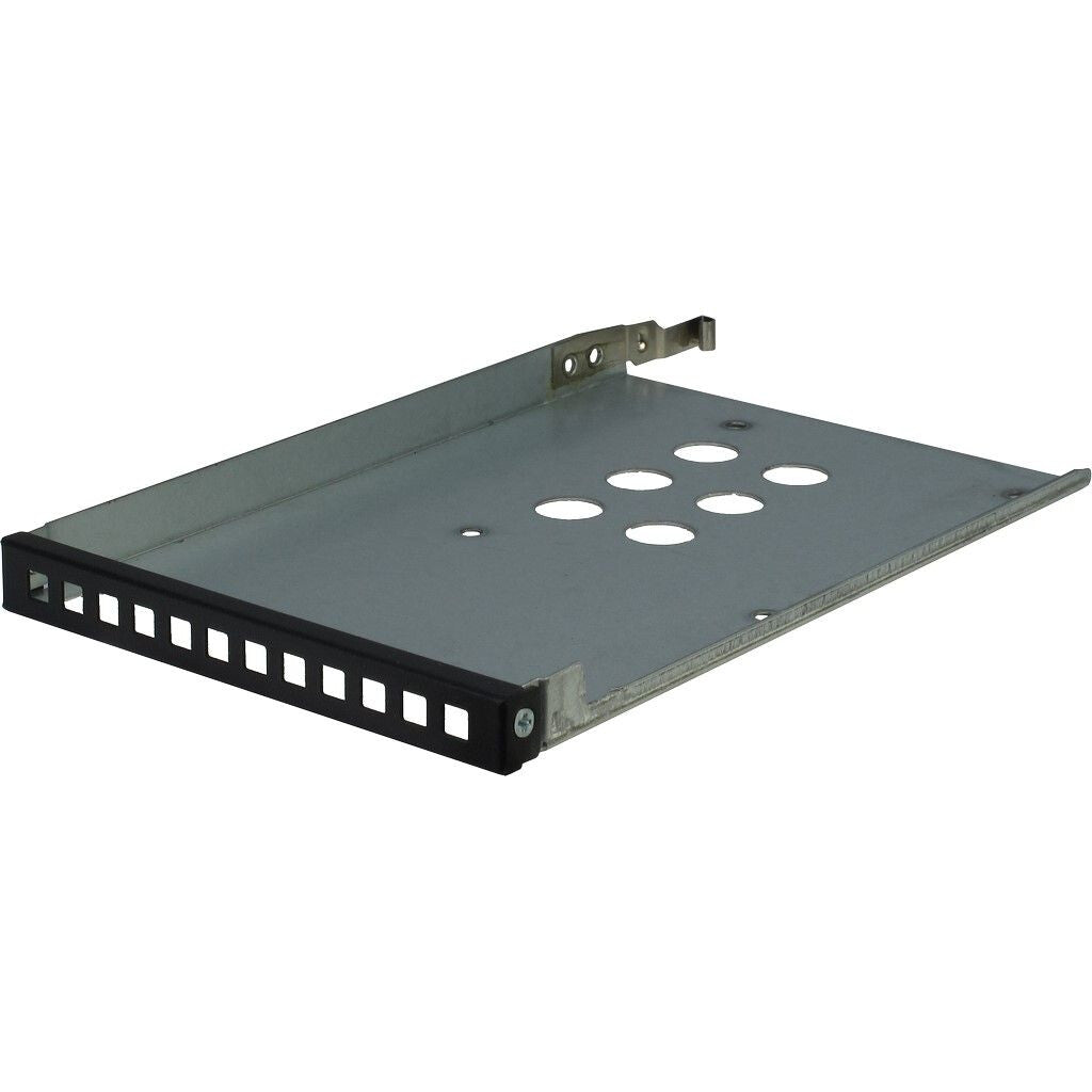 Inter-Tech IPC 1U-1404 Ställning Svart, Rostfritt stål