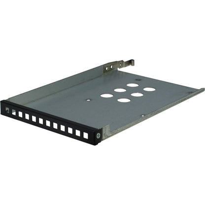 Inter-Tech IPC 1U-1404 Ställning Svart, Rostfritt stål